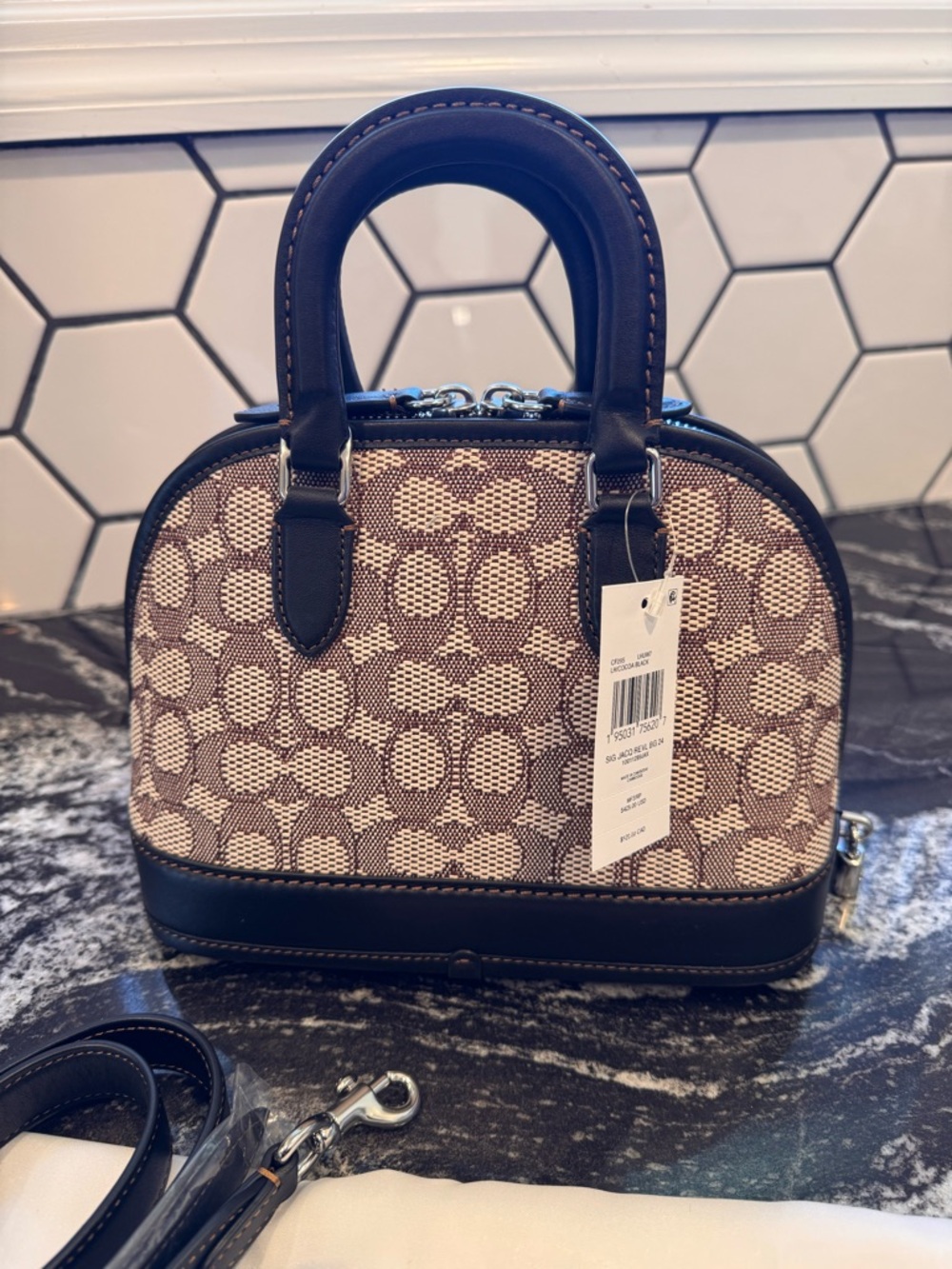 NWT COACH Revel 24 Signature Jacquard - Picture 4 of 11